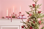 Hjerte fra My Nostalgic Christmas 5 assorterede røde fra Ib Laursen på juletræ - Tinashjem